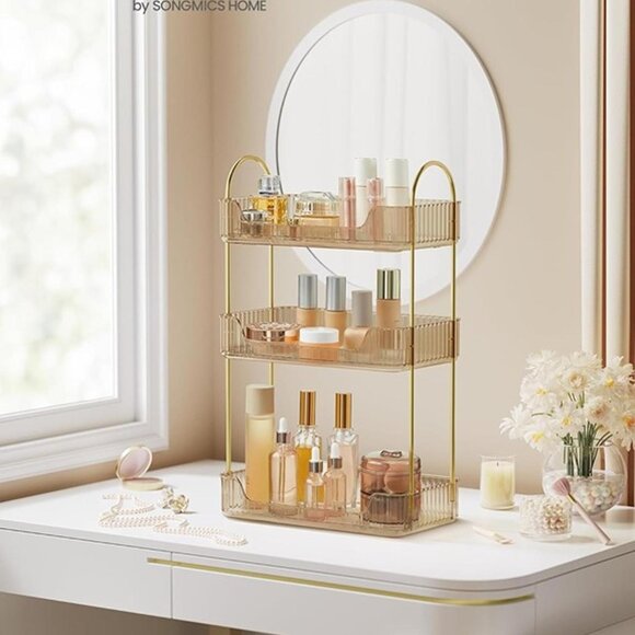 NEW Makeup Organizer, 3-Tier Skincare Organizer Countertop, Customizable